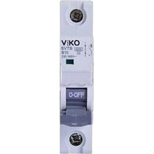 6VTB-1B10 Otomatik Sigorta 6ka B Tipi 1 Kutup 10A