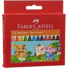 Süper Yıkanabilir Mum Boya, 12 Renk, Leke Bırakmaz, Boy, Parlak ve Yoğun Renkler