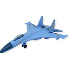 Pazarcan Çek Bırak Metal Uçak Sesli Işıklı 22 cm