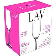 Fame 6'lı Şampanya Kadehi