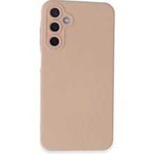 Samsung Galaxy A05S Kılıf Nano Içi Kadife Silikon - Pudra