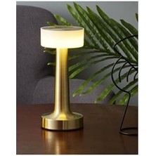 Taşınabilir Şarjlı Masa Lambası Dimmerli Dekoratif Denver Dokunmatik Sunum Lambası