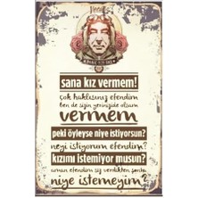 Şener Şen Replik Retro DRTR0100 Ahşap Mdf Tablo