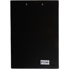 2k 444S A4 Pvc Kapaksız Sekreter Tablası, Siyah