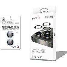 17 Için Cl-12 Premium Safir Parmak Izi Bırakmayan Anti-Reflective Kamera Lens Koruyucu (Mavi)