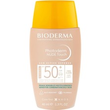 Photoderm Nude Touch SPF50+ Very Light Karma ve Yağlı Ciltler Için Kapatıcı Etkili Yüksek Korumalı Renkli Güneş Kremi 40 ml