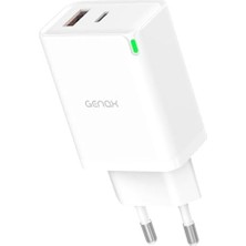 45W Super Ultra Hızlı Pd + USB Şarj Adaptörü