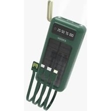 Ape Solar 10.000 Mah Güneş Enerjili LED Işıklı Powerbank Şarj Aleti 2x USB Çıkışlı Mikro Tycp