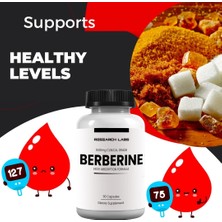 Research Labs Clinical Grade Berberine High Absorption Formula & Berberquil Glucose 500MG 90 Caps