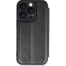 Iphone 16 Pro Kılıf Flip Cover - Siyah