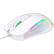 Crossfire V1 12800 Dpi Makro Yazılımlı Chromatic Rgb Gaming Mouse - Beyaz