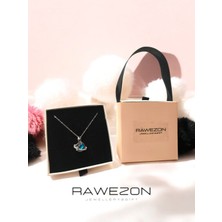 Normadia Çekmeceli Hediye Kutulu Çelik Ay ve Yıldızlı Gezegen Kolye