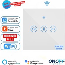 Tuya ONOFFSMART Akıllı  Wifi Destekli Panjur Anahtarı