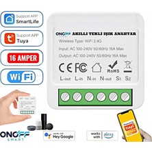 ONOFFSMART Tuya Destekli Akıllı Wifi 16 Amperiki Yönlü Işık Anahtar
