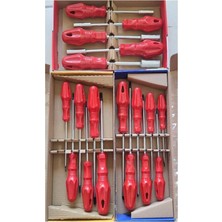 EkoAlışverişDünyam 18 Parça Lokma - Torx - Düz ve Yıldız Tornavida Seti Takımı