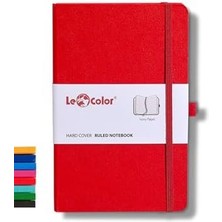 Tarihsiz Klasik Defter Rec 13X21 Çizgili Kırmızı