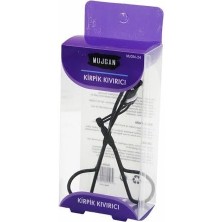 Kirpik Kıvırıcı – Siyah Metal Gövde, Silikon Pedli – Makas Tipi Kirpik Şekillendirici Alet – Göz Makyajı Için Pratik Kullanım