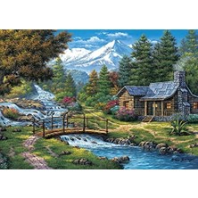Iki Küçük Şelale 2000 Parça Puzzle
