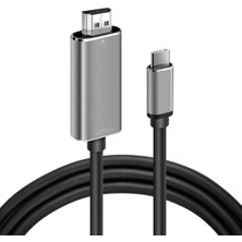 EkoAlışverişDünyam ZR627 Type-C 4 K 60 Hz Hdmı Görüntü Kablosu