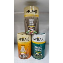 Akbar Lüx Akbar Lux Kutusunda Hediyelik Geleneksel Süper 3’lü Kahve (3 Adet x 200 Gr)