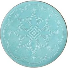 Christina Turkuaz Düz Tabak 32CM