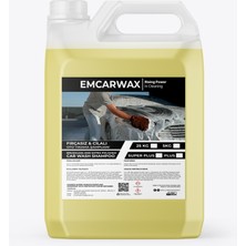 Emcar Wax Cilalı Oto Yıkama Şampuanı 5 Lt