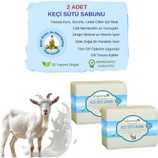 Doğal Keçi Sütü Sabunu 140 gr x 2 Adet Tüm Cilt Tipleri Için Nemlendirici ve Yenileyici