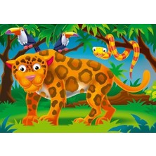 030583 6/8/10/12P Puzzle Yaşadığım Yer, Çok Renkli