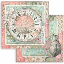 Internatıonal, Kft SBBL81 Defteri 10 Yaprak cm 30,5 x 30,5 Orkide ve Kediler, 30,5 cm x 30,5 cm