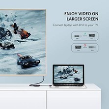 DVI Erkek To VGA 24+1 Dişi Dönüştürücü Adaptör