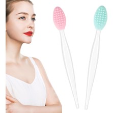 Silikon Dudak Fırçalayın Fırça Dudak Scrubber Aracı Dudak Exfoliator Fırça Peeling Dudak Fırçalama Aracı Koyu Dudaklar Için