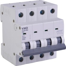 4VTB-4C25 Otomatik Sigorta 4,5ka C Tipi 4 Kutup 25A