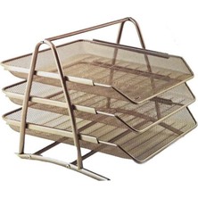 3'lü Evrak Rafı Seti Rose