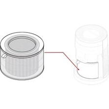 AS65GDWH0, AS10GDWH, AS10GDWH0 Puricare 360 Air Purifier Hava Temizleyici ile Uyumlu 3'ü 1 Arada Filtre