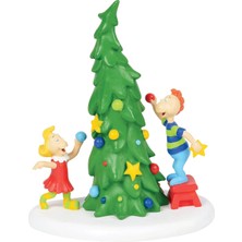 Department 56 Dr. Seuss The Grinch Village Whoville Ağacı Figürü, 10 Cm, Çok Renkli