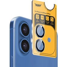 16 / 16 Plus Metal Kamera 9h Lens Koruyucu (Blue)