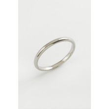 Nacario Alyans Lüks Çelik Yüzük 2 mm