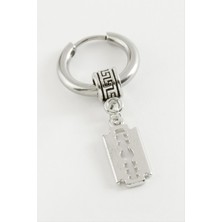 Nacario Jilet Erkek Çelik Küpe