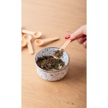 Emaylab Ahşap Bambu Mini Ölçek Baharat Kaşığı 12'li Set – 7 cm