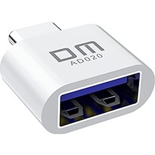 Dm AD020 Type-C To USB 2.0 Mini Otg Çevirici Dönüştürücü Adaptör