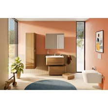 Root Square A42729 Stop Valf, Sıva Üstü, Krom