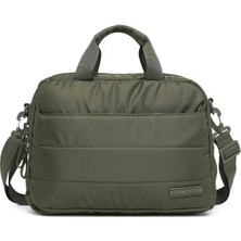 Smart Bags Yumuşak Kumaş Uniseks Evrak ve Laptop Çantası 8724 - Yeşil