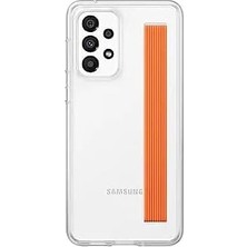 Galaxy A33 Ince Kordonlu Kılıf - Şeffaf