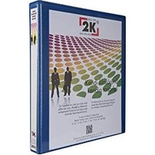 2k 03-2d-M 2 Halka D Mekanizmalı Klasör Kutu Içi, Mavi, 3 Cm, 16 Adet