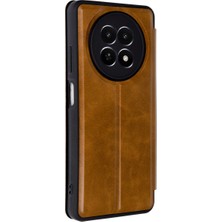 Realme 12 5g Kılıf Flip Cover - Taba