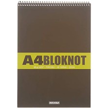 A4 Pet Spiralli Bloknot 80 Yaprak, Çizgili