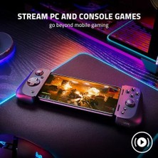 Kishi V2 Için - Evrensel Mobil Oyun Kumandası (Usb-C ile Evrensel Uyum, Uzatılabilir Köprü, Pc ve Konsol Oyunları Akışı, Ergonomik Tasarım, Nexus Uygulaması) Siyah