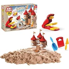 Masalı Oyun Kinetik Kum Seti 750 Gr. Şato Kurumayan Kinetik Kum Oyun Seti