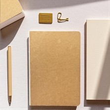 Özel Tasarım Kapaklı A5 Noktalı Not Defter - 180 Derece Açılabilir, Sırtı DIKIŞLI,%100 El Işçiliği, Ofis Için Ideal, Planlayıcı (Noktalı)