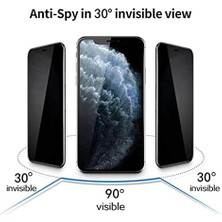 Hayalet Cam Privacy Serisi 13 Mini Tam Kaplayan Cam Orijinal Partikül Takviyeli Yüksek Teknoloji ile Güçlendirilmiş Temperli Şeffaf Toz Parmak Izi Tutmayan Ekran Koruyucu(13 Mini)